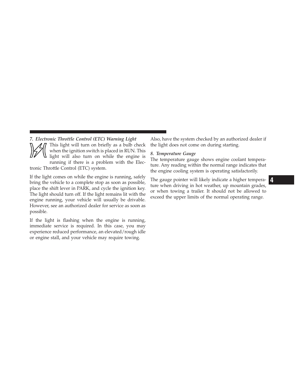 Dodge 2010 Challenger SRT8 User Manual | Page 160 / 436