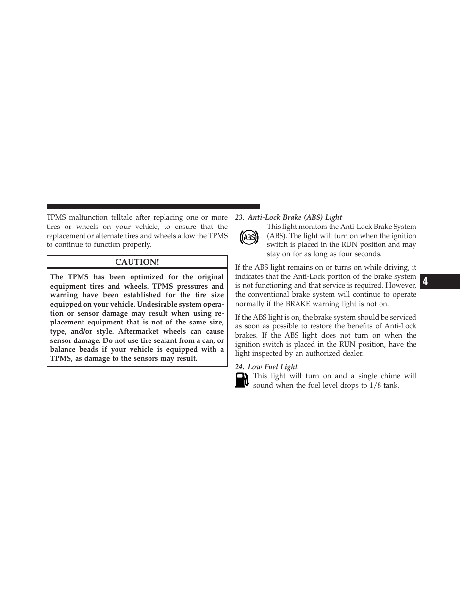 Dodge 2010 Challenger SRT8 User Manual | Page 168 / 436