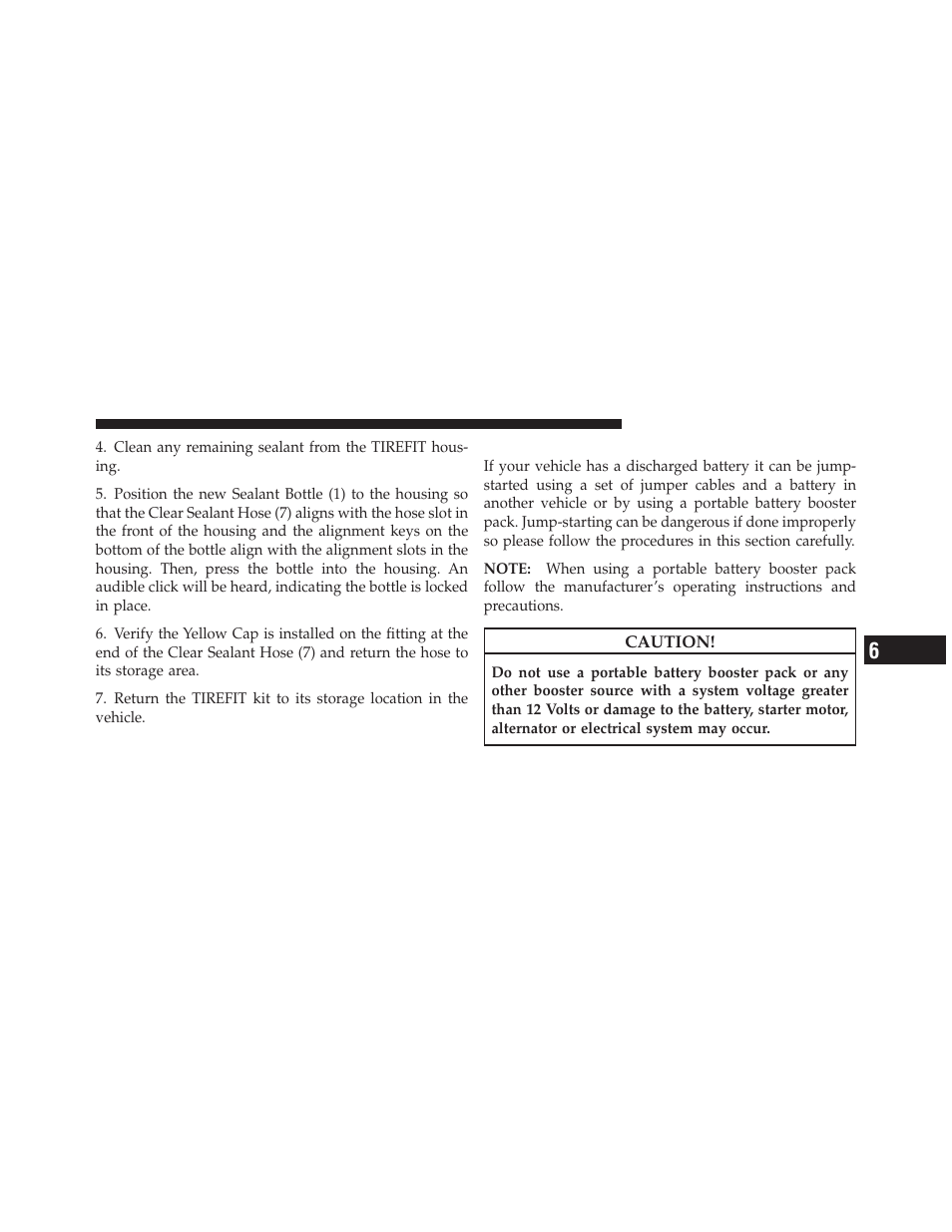 Jump-starting procedures | Dodge 2010 Challenger SRT8 User Manual | Page 328 / 436