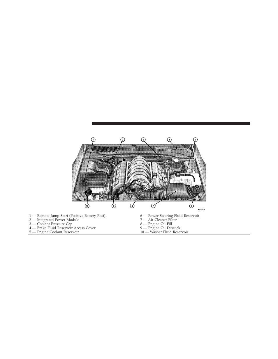 Engine compartment — 6.1l | Dodge 2010 Challenger SRT8 User Manual | Page 339 / 436