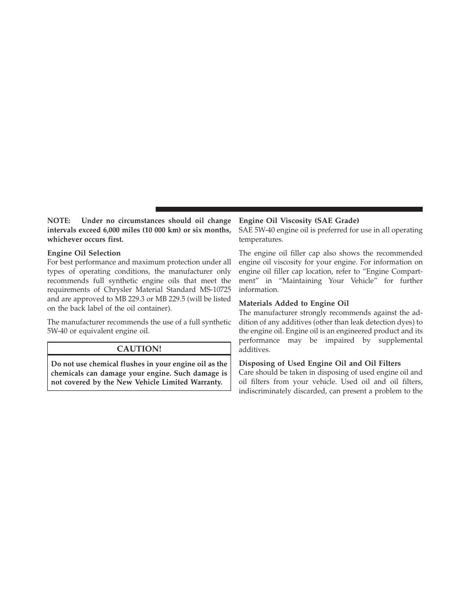 Dodge 2010 Challenger SRT8 User Manual | Page 345 / 436