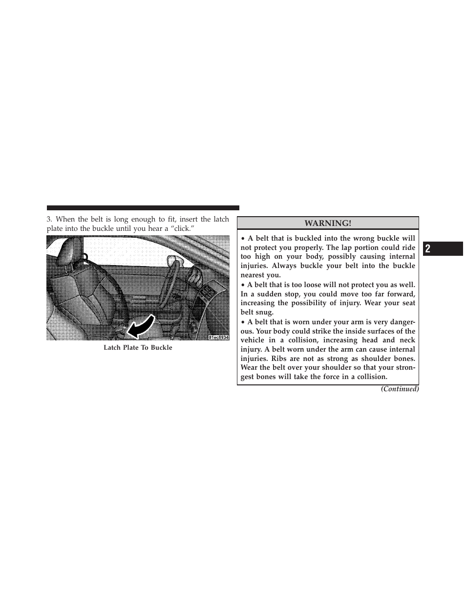 Dodge 2010 Challenger SRT8 User Manual | Page 40 / 436