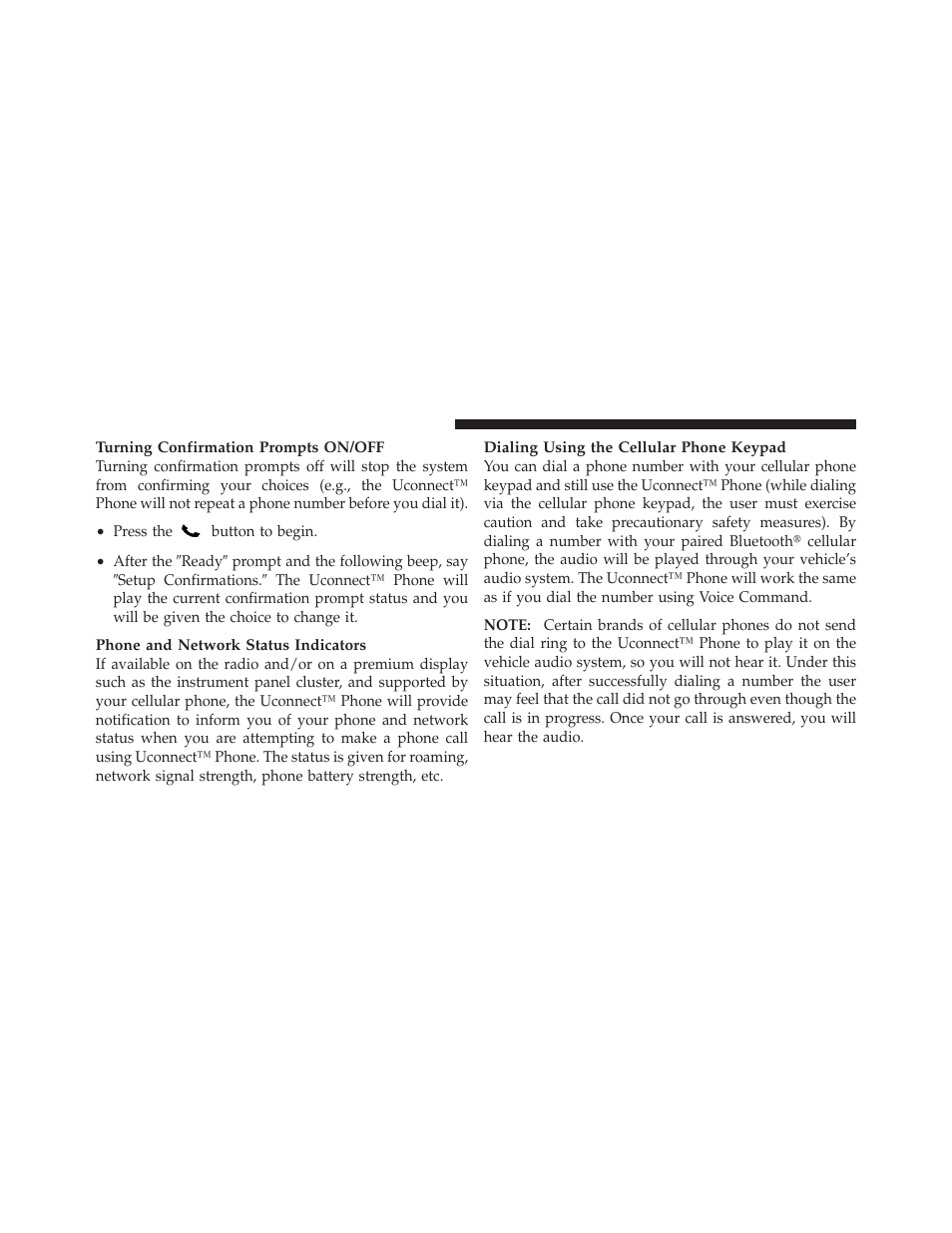 Dodge 2010 Challenger SRT8 User Manual | Page 99 / 436