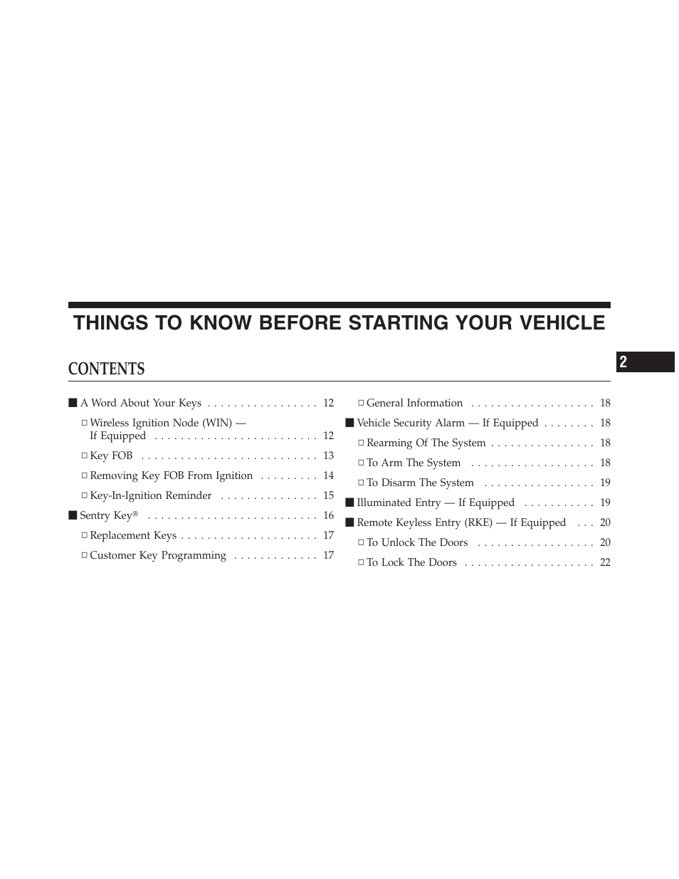 Dodge 2011 Ram Truck Chassis Cab User Manual | Page 10 / 472