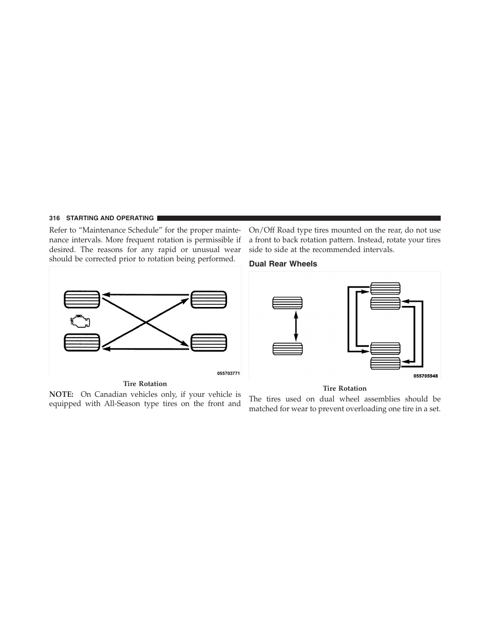 Dual rear wheels | Dodge 2011 Ram Truck Chassis Cab User Manual | Page 317 / 472