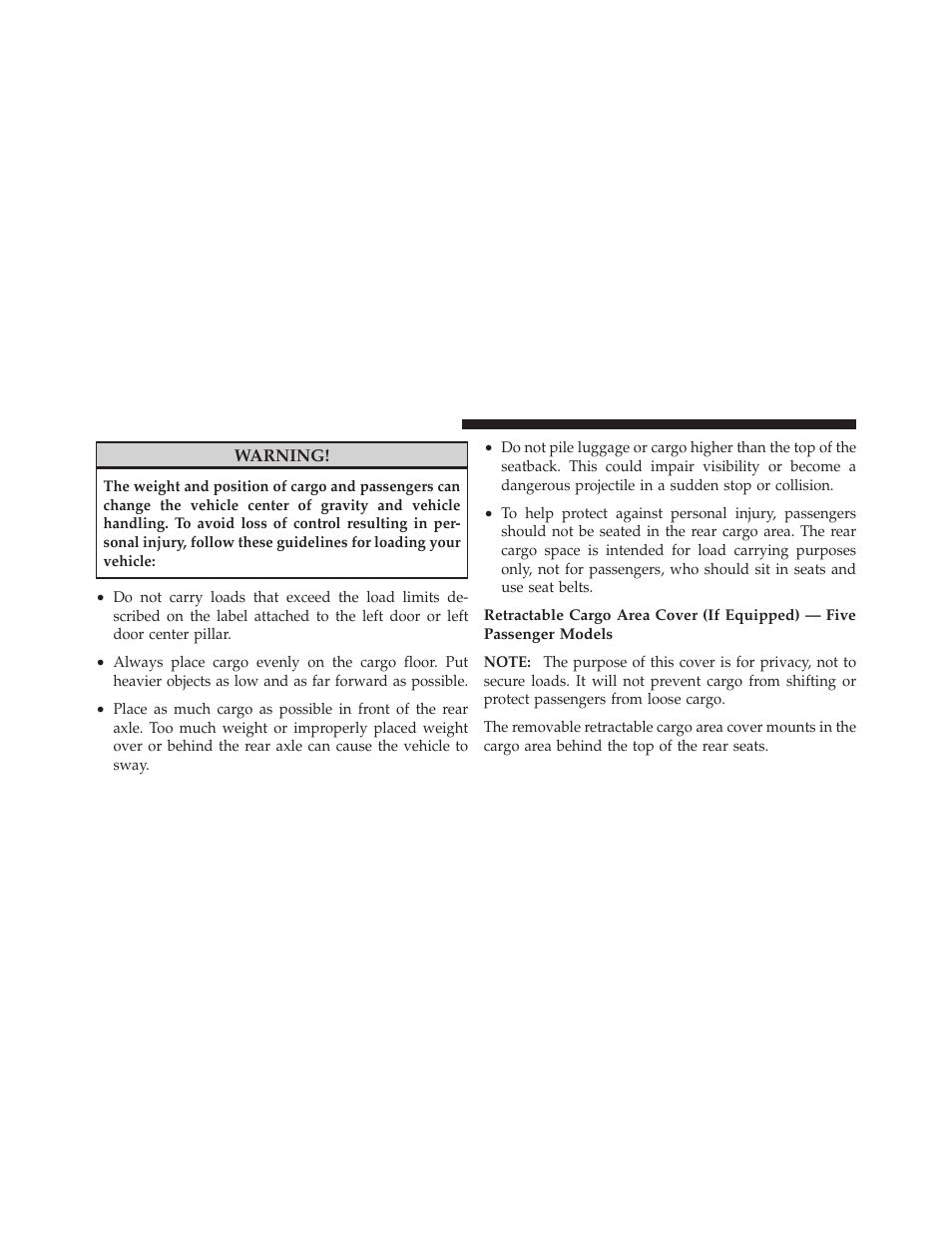 Dodge 2010 Journey User Manual | Page 169 / 512