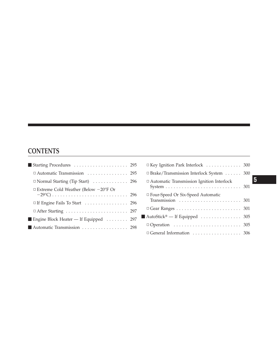 Dodge 2010 Journey User Manual | Page 292 / 512