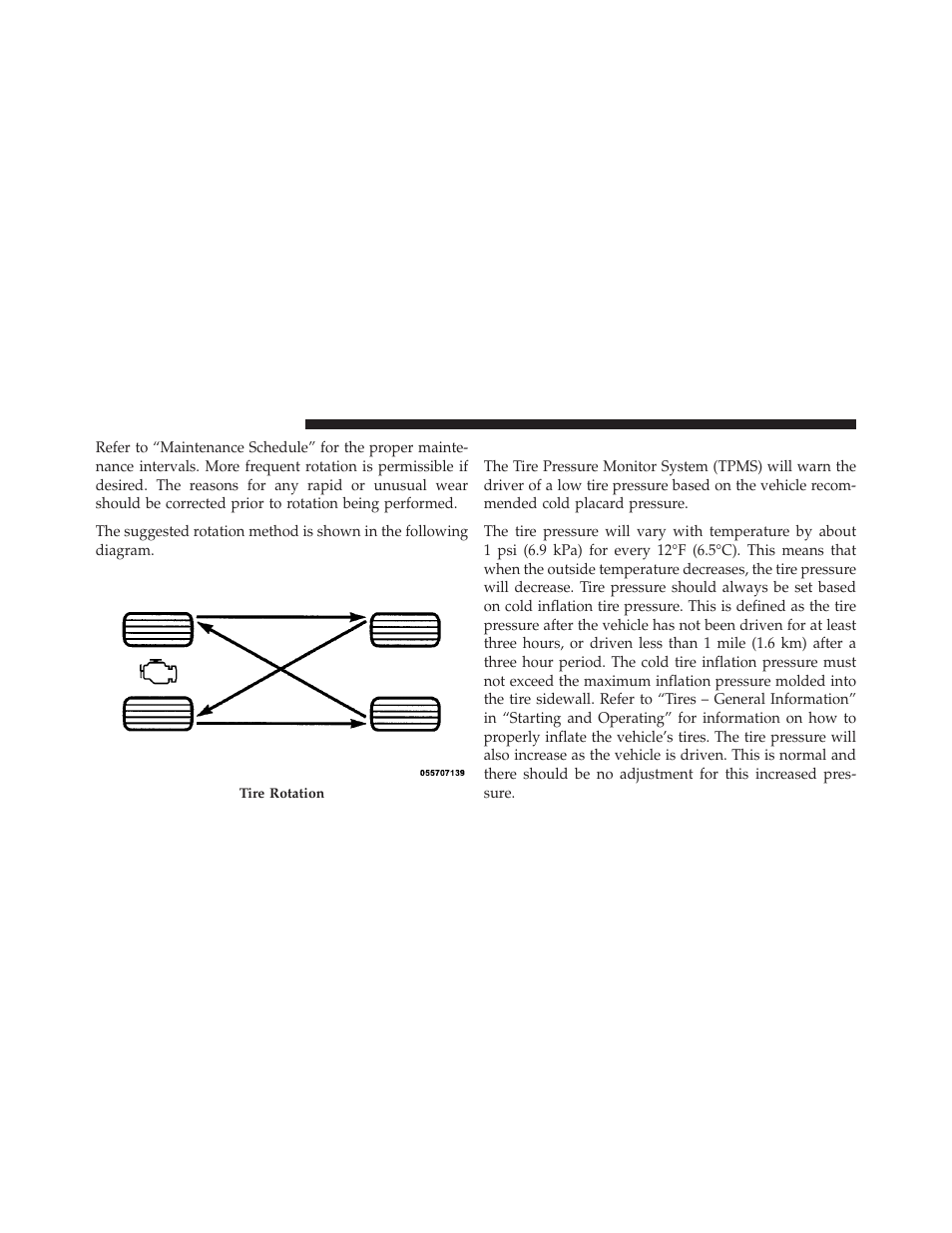 Tire pressure monitor system (tpms) | Dodge 2010 Journey User Manual | Page 345 / 512