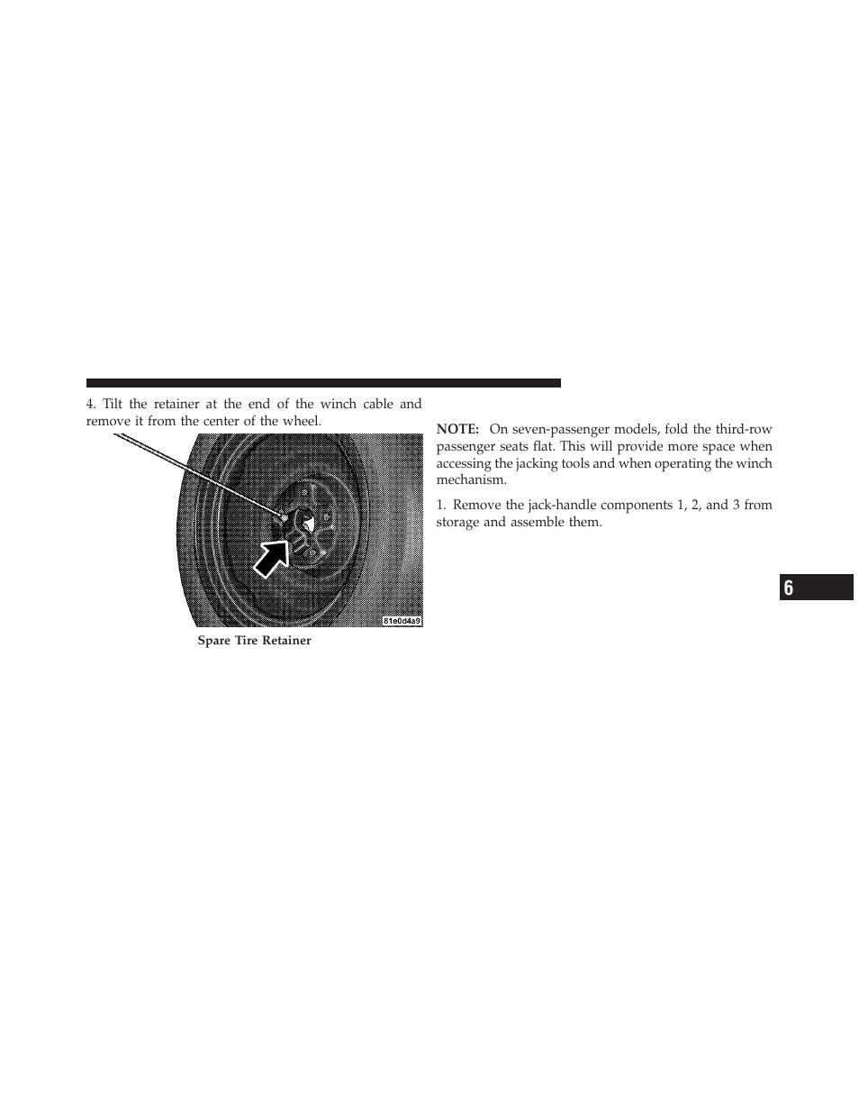 Spare tire stowage | Dodge 2010 Journey User Manual | Page 386 / 512