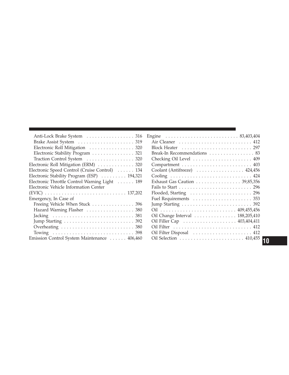 Dodge 2010 Journey User Manual | Page 494 / 512