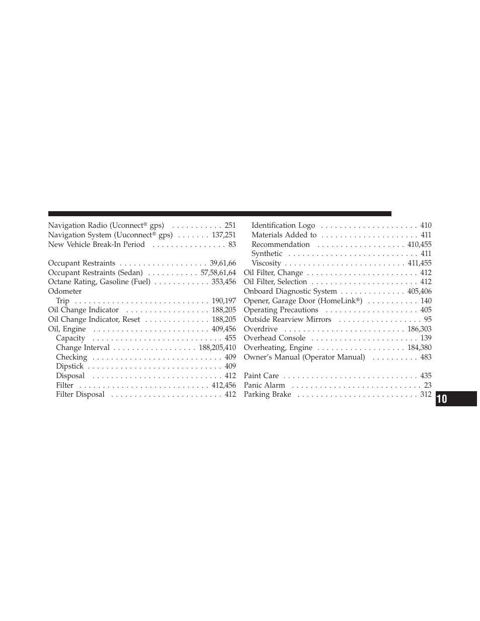 Dodge 2010 Journey User Manual | Page 502 / 512