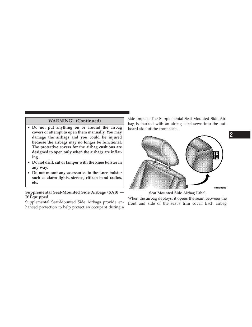 Dodge 2010 Journey User Manual | Page 58 / 512