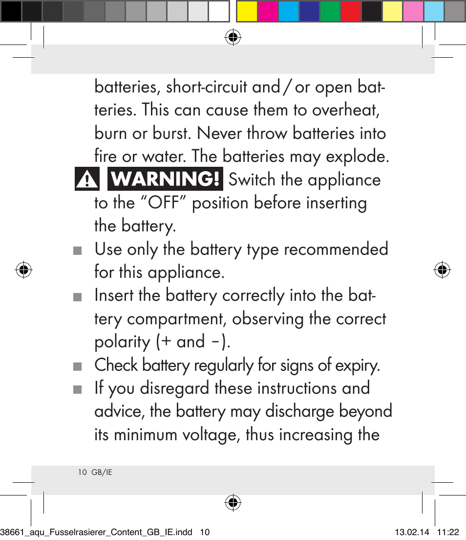 Aquapur H5773 Lint Remover User Manual | Page 11 / 92