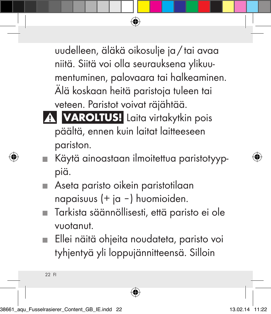 Aquapur H5773 Lint Remover User Manual | Page 23 / 92