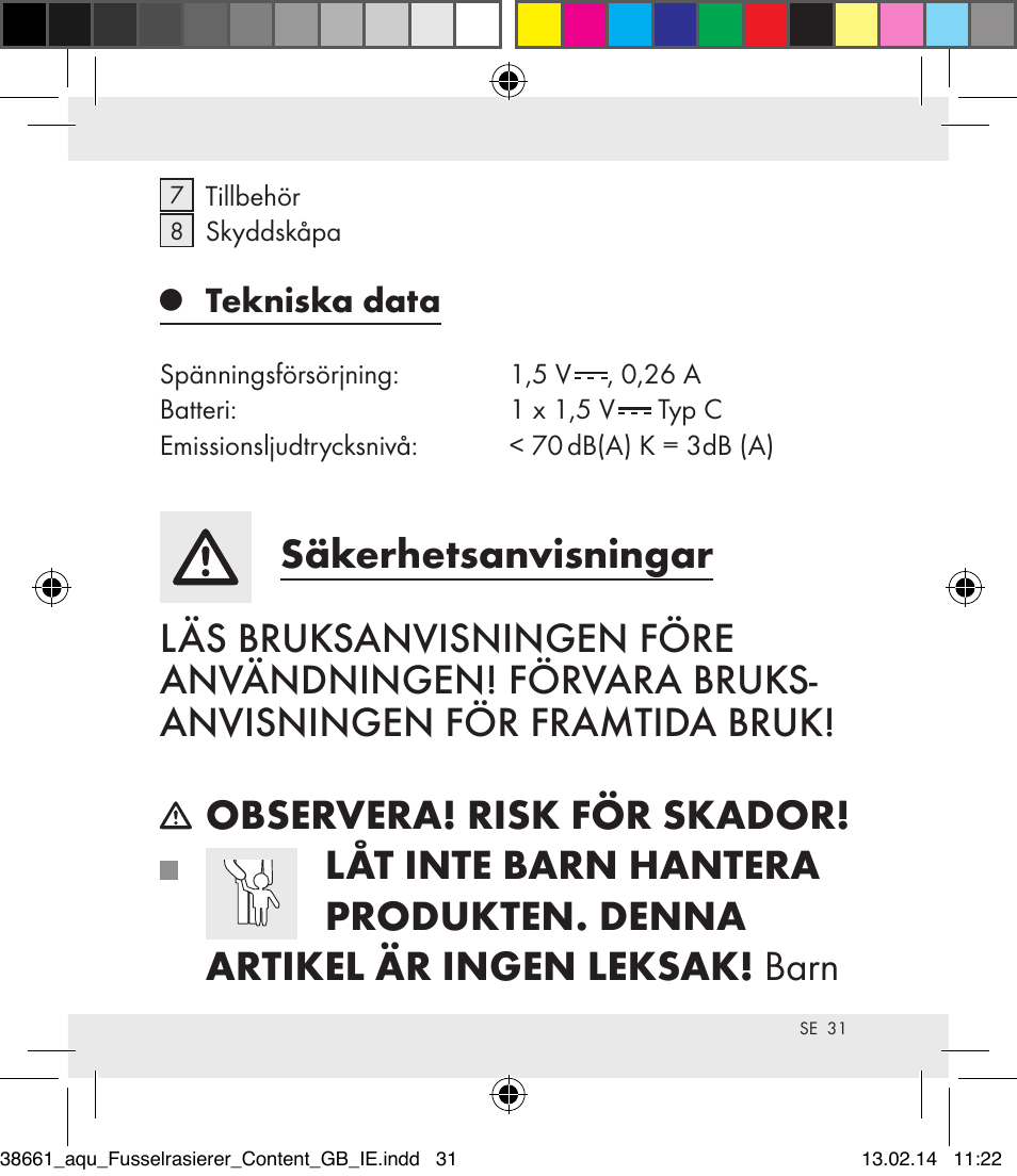 Aquapur H5773 Lint Remover User Manual | Page 32 / 92