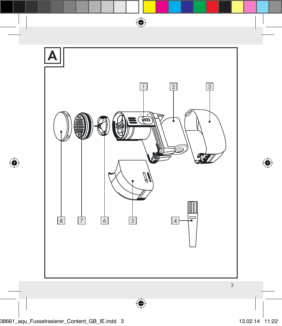 38661_aqu_fusselrasierer_content__cb3_gb_ie | Aquapur H5773 Lint Remover User Manual | Page 4 / 92