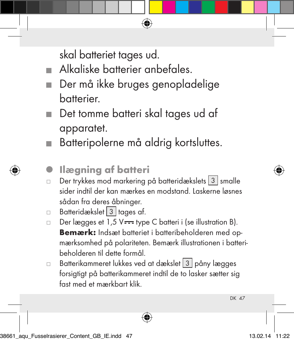 Aquapur H5773 Lint Remover User Manual | Page 48 / 92