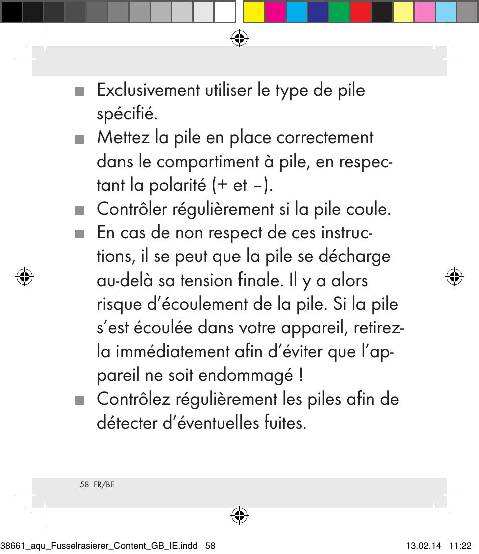 Aquapur H5773 Lint Remover User Manual | Page 59 / 92