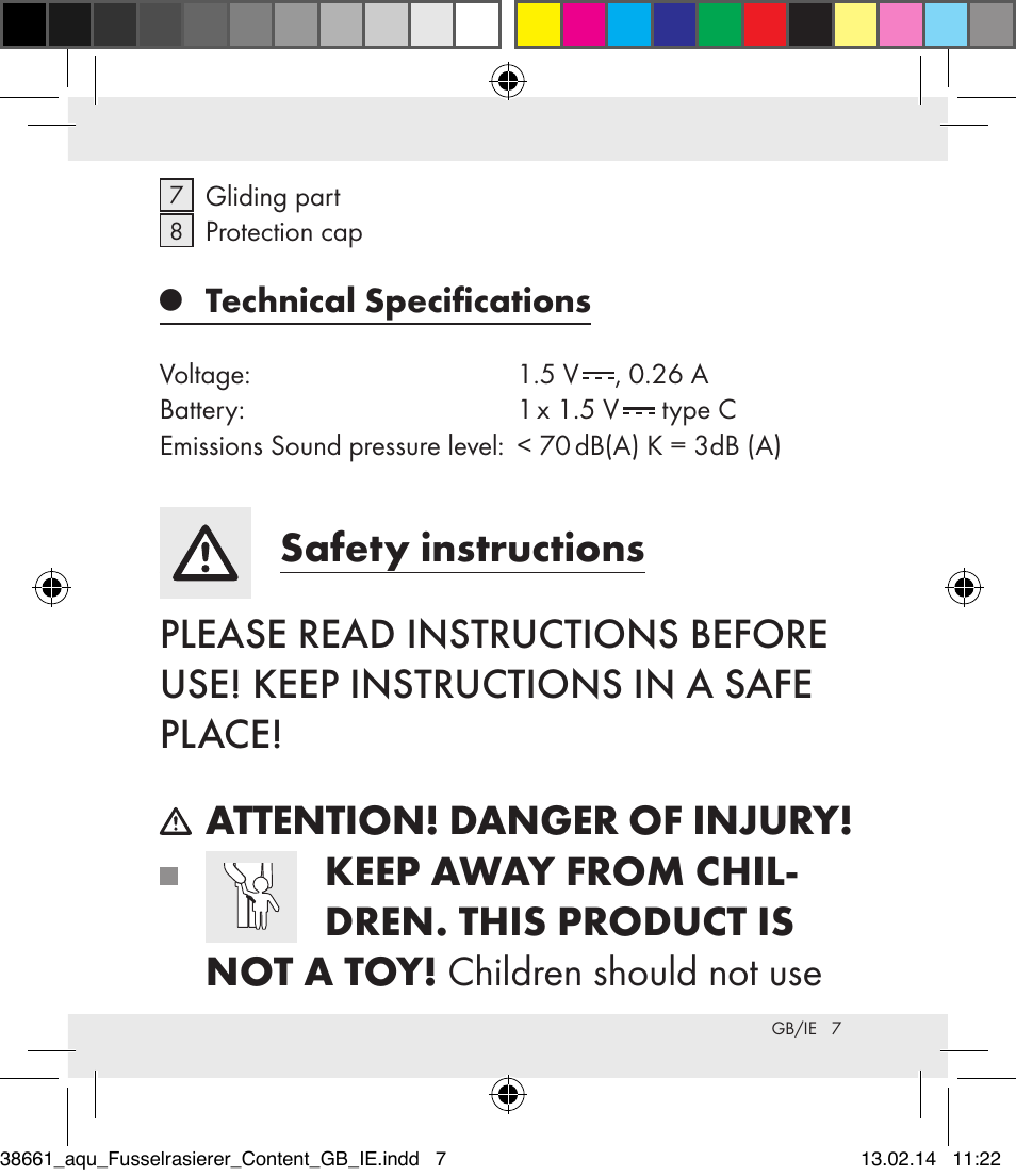Aquapur H5773 Lint Remover User Manual | Page 8 / 92