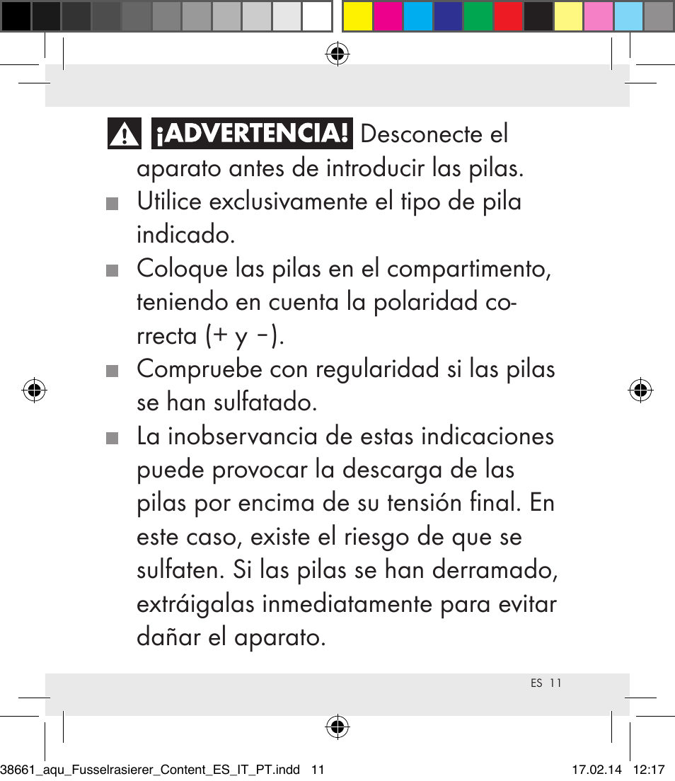 Aquapur H5773 Lint Remover User Manual | Page 11 / 69