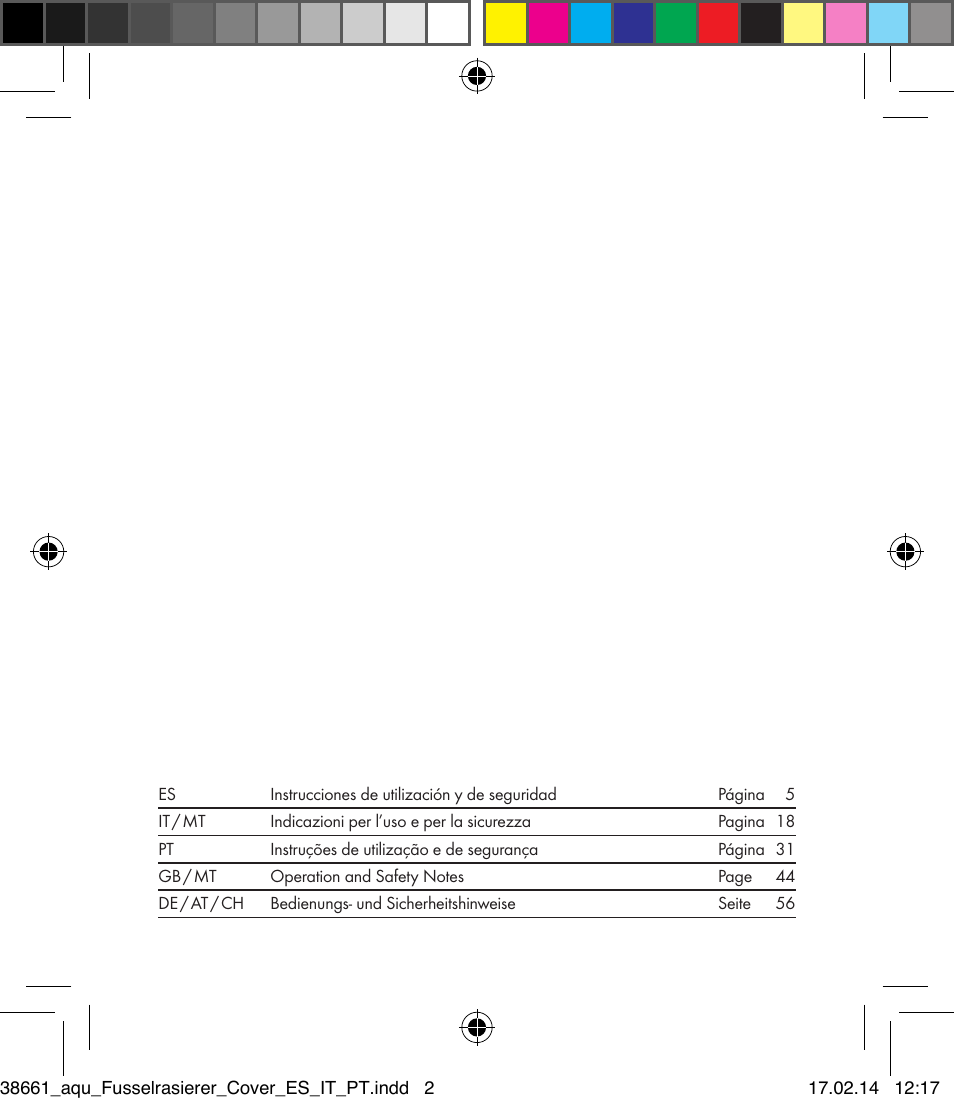 Aquapur H5773 Lint Remover User Manual | Page 2 / 69