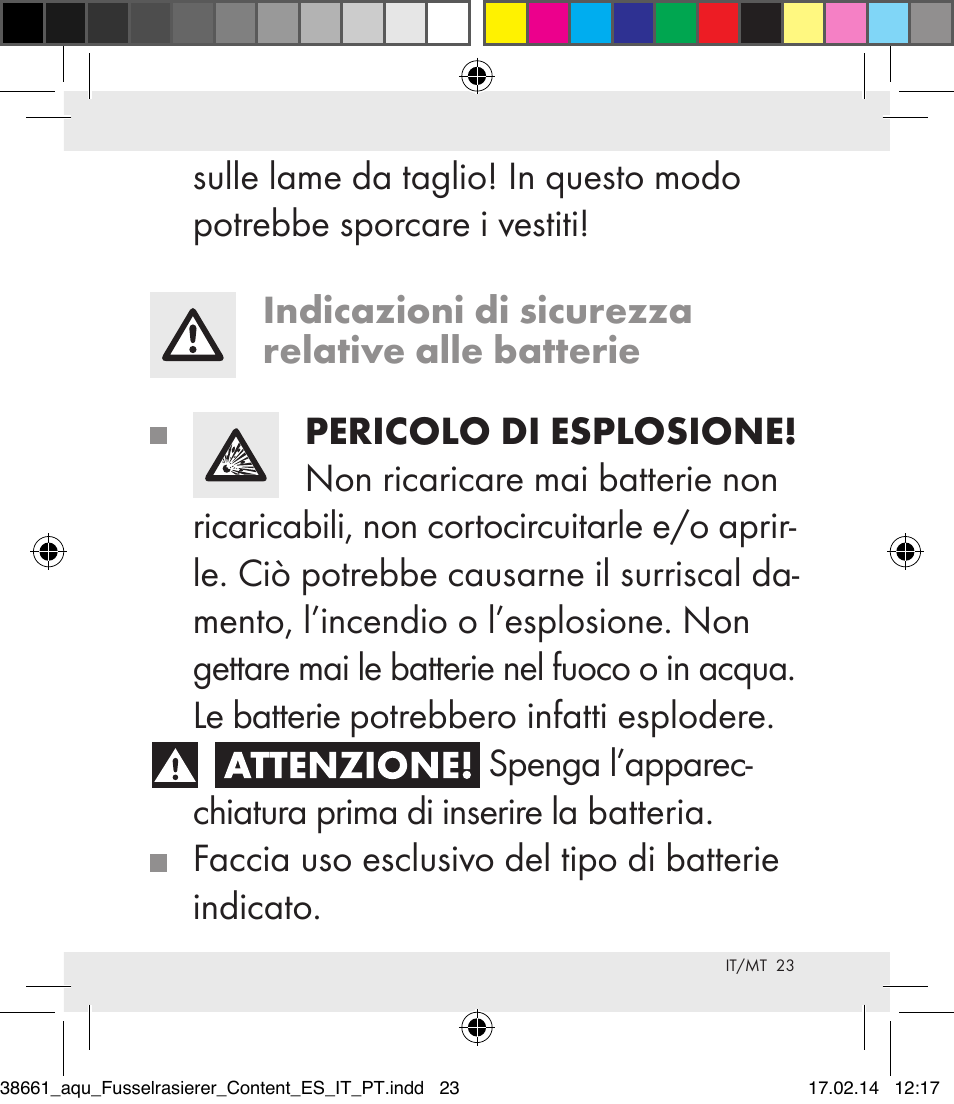 Aquapur H5773 Lint Remover User Manual | Page 23 / 69
