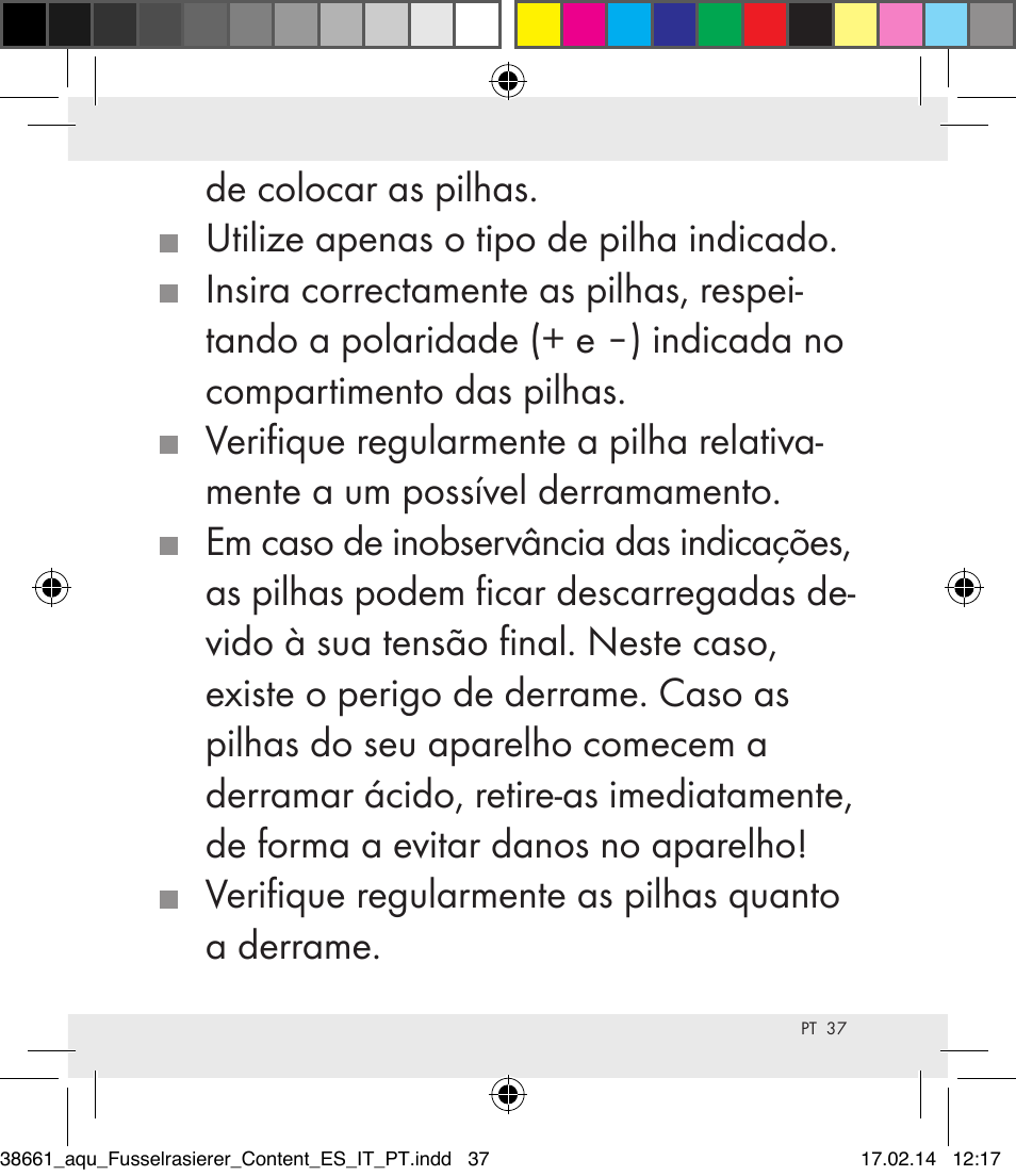 Aquapur H5773 Lint Remover User Manual | Page 37 / 69
