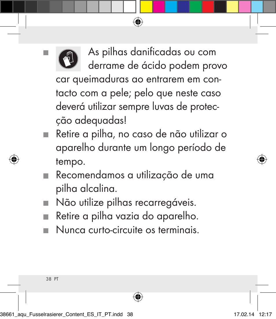 Aquapur H5773 Lint Remover User Manual | Page 38 / 69