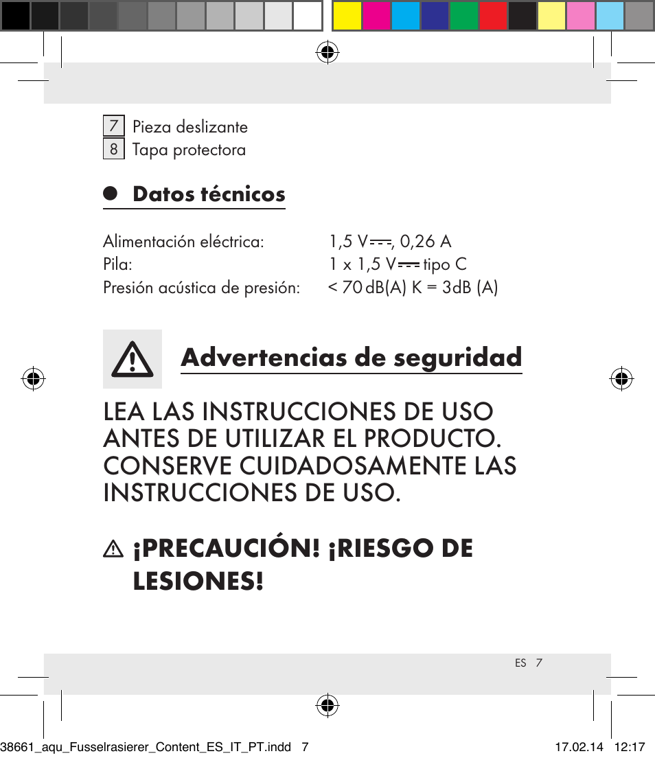 Aquapur H5773 Lint Remover User Manual | Page 7 / 69