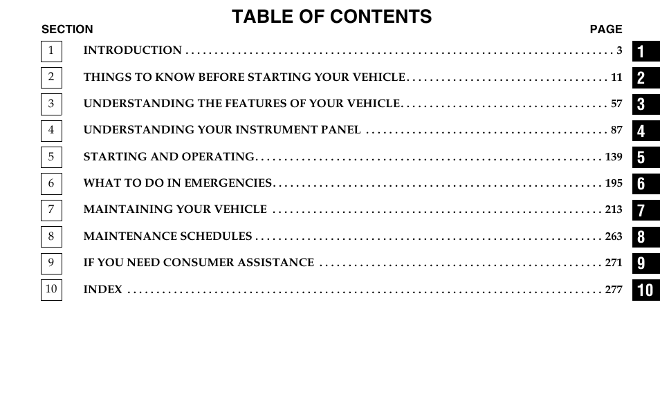 Dodge 2005 Sprinter Cab & Chassis User Manual | 288 pages