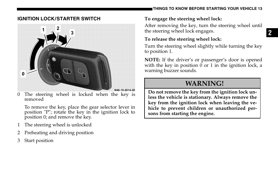 Warning | Dodge 2005 Sprinter Cab & Chassis User Manual | Page 13 / 288