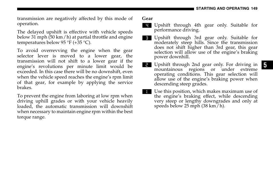 Dodge 2005 Sprinter Cab & Chassis User Manual | Page 149 / 288
