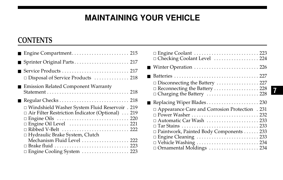 Dodge 2005 Sprinter Cab & Chassis User Manual | Page 213 / 288