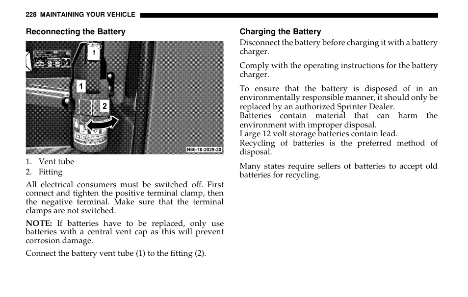 Dodge 2005 Sprinter Cab & Chassis User Manual | Page 228 / 288