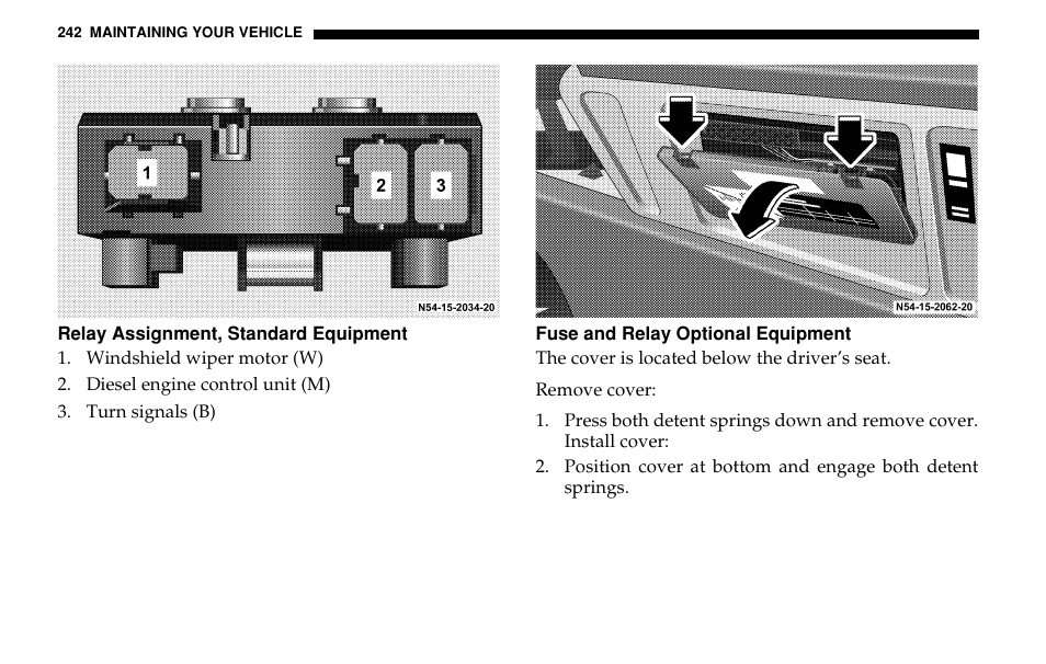 Dodge 2005 Sprinter Cab & Chassis User Manual | Page 242 / 288