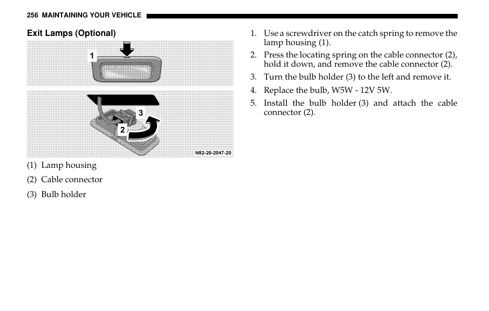 Dodge 2005 Sprinter Cab & Chassis User Manual | Page 256 / 288