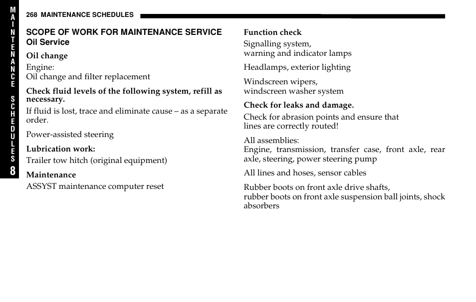 Dodge 2005 Sprinter Cab & Chassis User Manual | Page 268 / 288