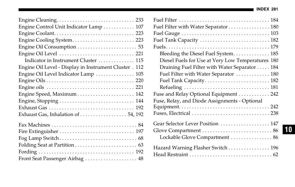 Dodge 2005 Sprinter Cab & Chassis User Manual | Page 281 / 288