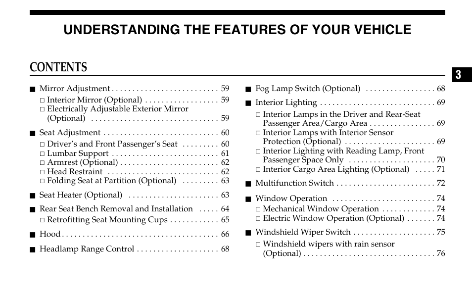 Dodge 2005 Sprinter Cab & Chassis User Manual | Page 57 / 288