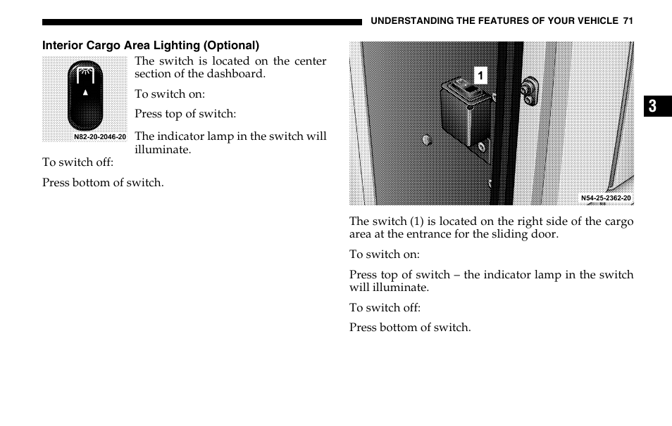 Dodge 2005 Sprinter Cab & Chassis User Manual | Page 71 / 288