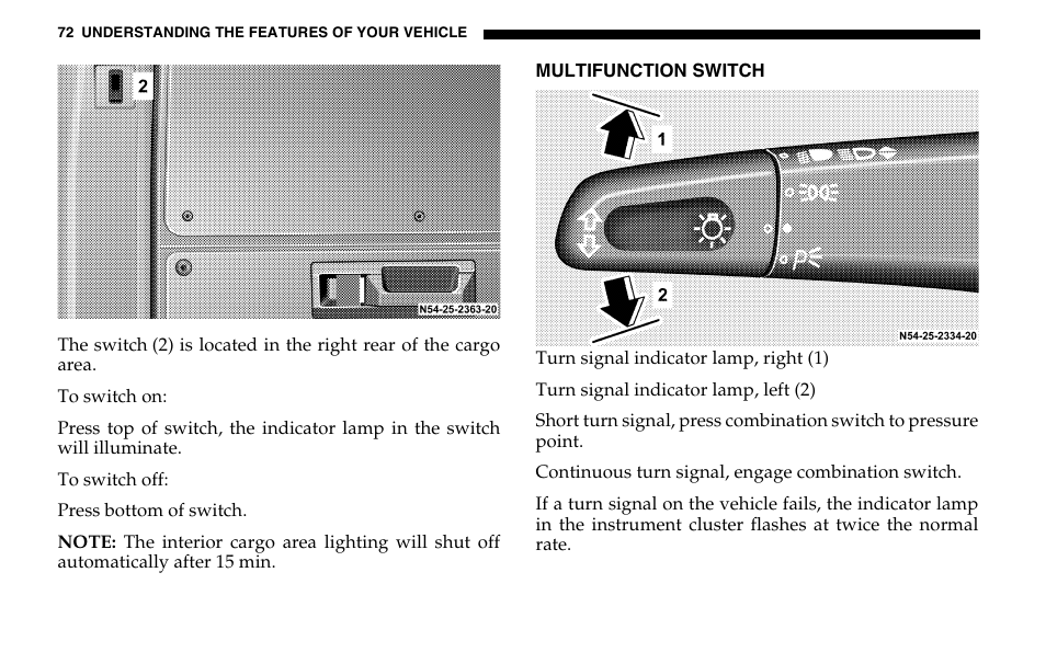 Dodge 2005 Sprinter Cab & Chassis User Manual | Page 72 / 288