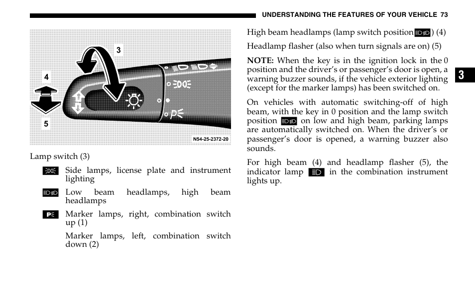 Dodge 2005 Sprinter Cab & Chassis User Manual | Page 73 / 288