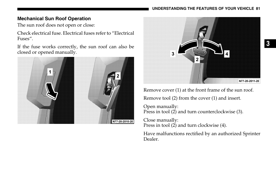 Dodge 2005 Sprinter Cab & Chassis User Manual | Page 81 / 288