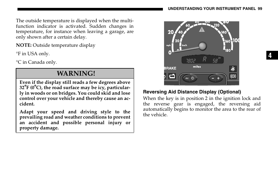 Warning | Dodge 2005 Sprinter Cab & Chassis User Manual | Page 99 / 288