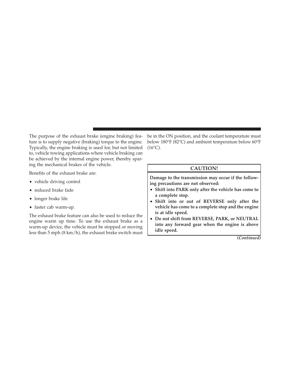 Automatic transmission — if equipped | Dodge 2010 Ram Chassis Cab User Manual | Page 222 / 423