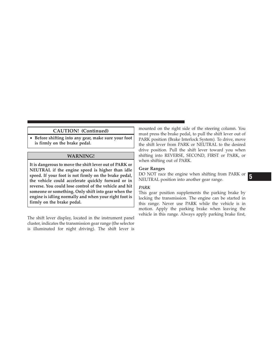Automatic transmission (six-speed as68rc), Automatic transmission, Six-speed as68rc) | Dodge 2010 Ram Chassis Cab User Manual | Page 223 / 423