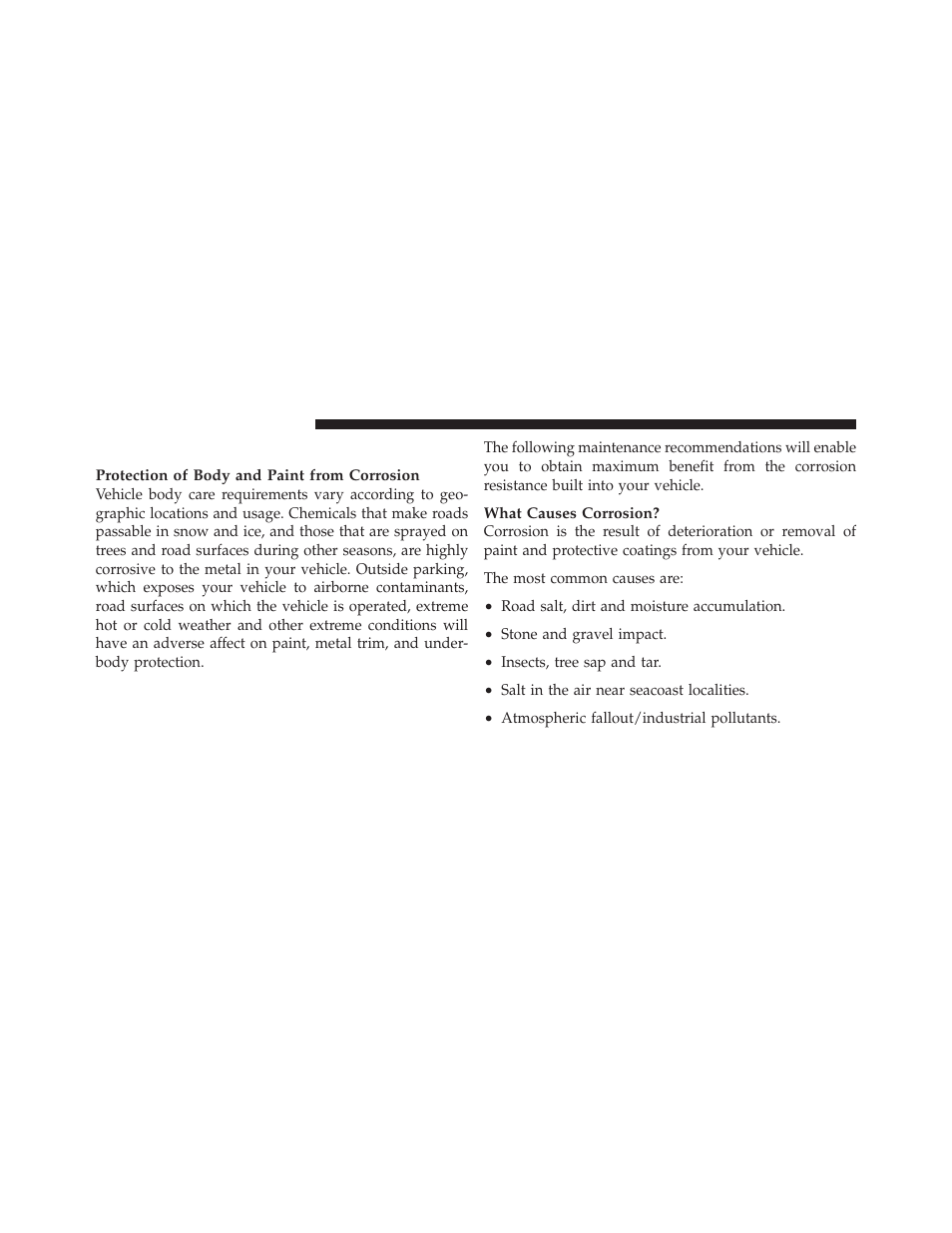 Appearance care and protection from corrosion, Appearance care and protection from, Corrosion | Dodge 2010 Ram Chassis Cab User Manual | Page 350 / 423