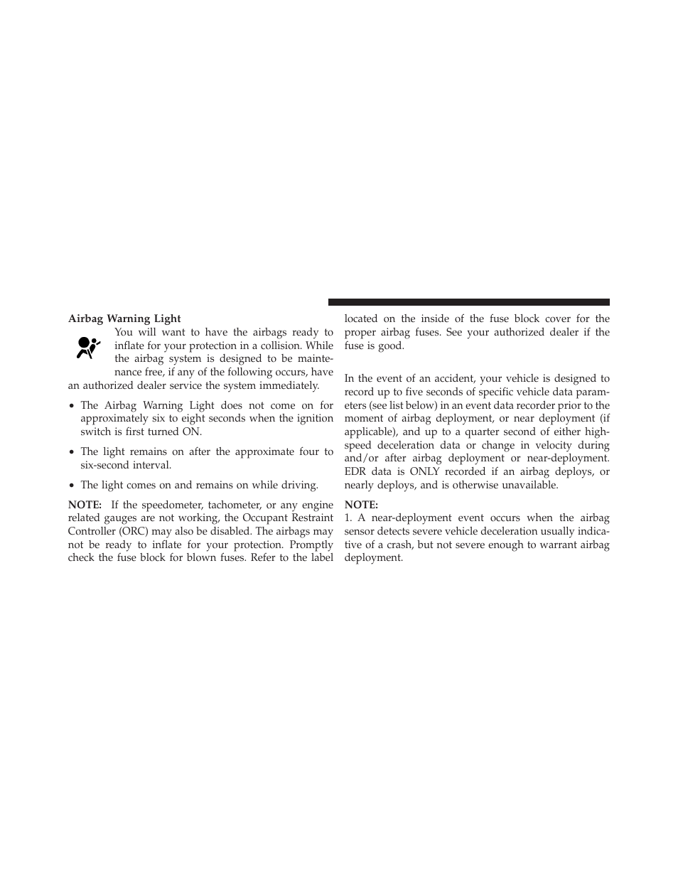 Event data recorder (edr) | Dodge 2010 Ram Chassis Cab User Manual | Page 58 / 423