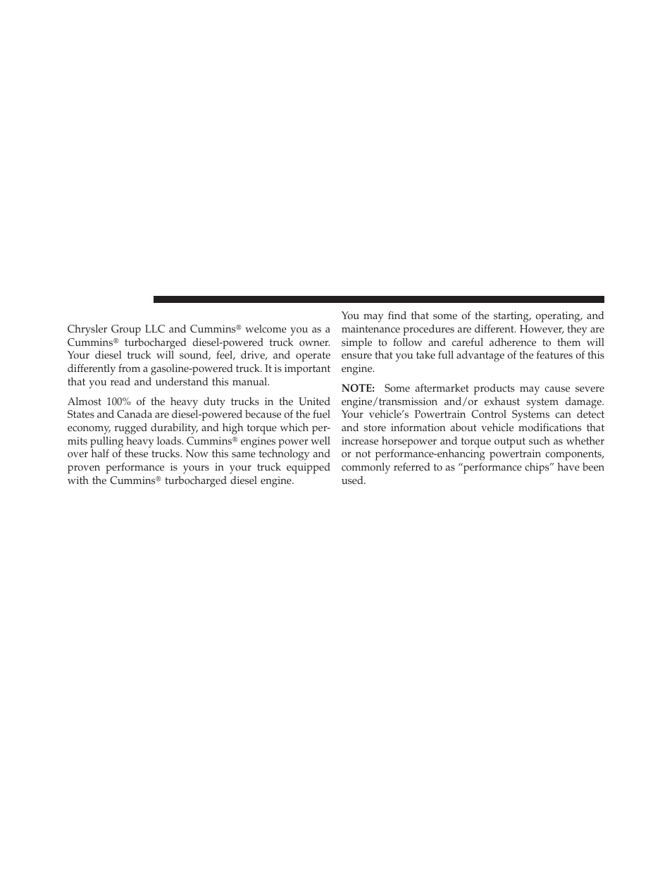 A message from chrysler group llc | Dodge 2010 Ram Chassis Cab User Manual | Page 6 / 423