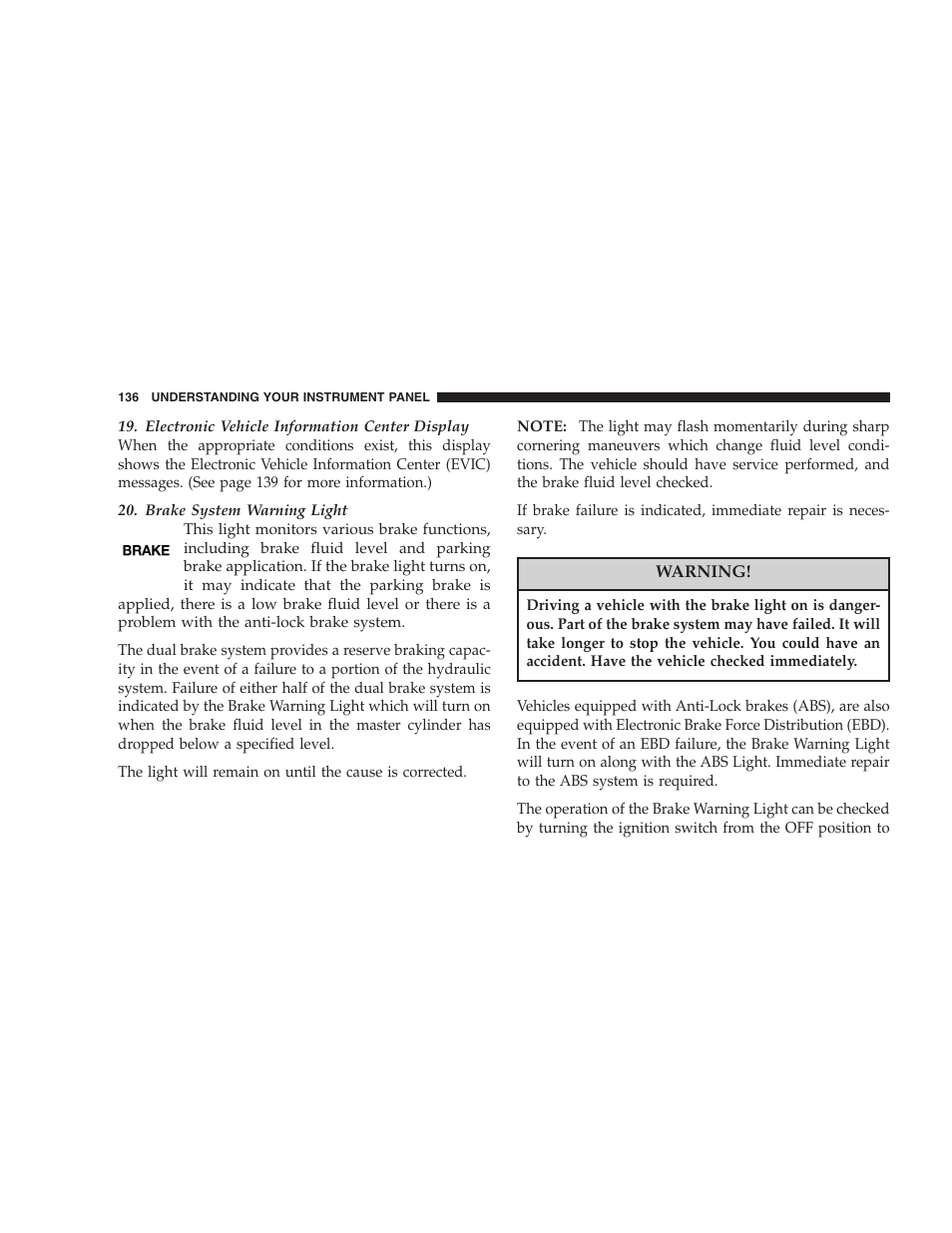 Dodge 2006 Charger SRT8 User Manual | Page 136 / 336